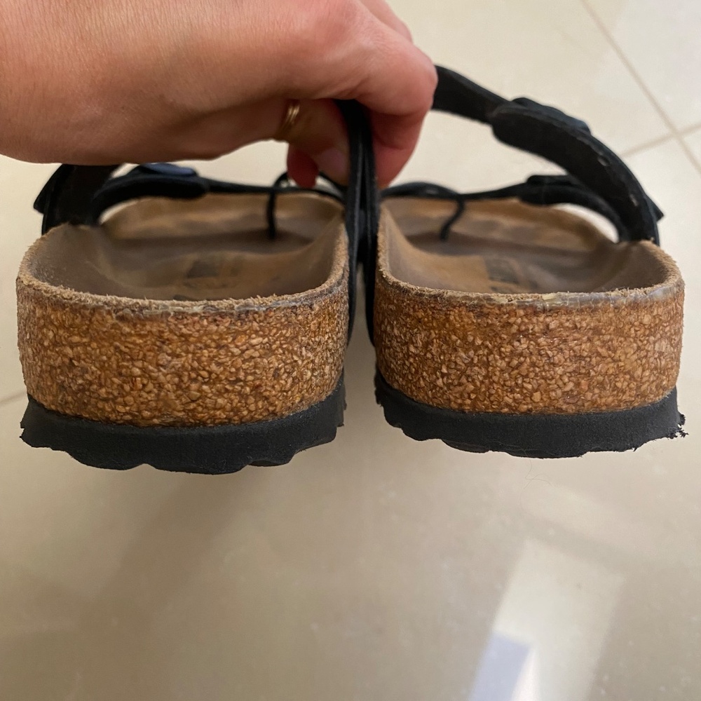 Birkenstock Mayari Birkibuc Toe Loop Buckle Sandals Regular Fit Sz 37 240 L6 M4 - Picture 9 of 14